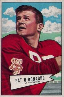 1952 Bowman Small #117 Pat O'Donahue Front