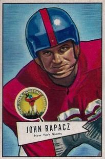 1952 Bowman Small #131 John Rapacz Front