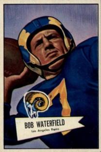 1952 Bowman Small #137 Bob Waterfield Front