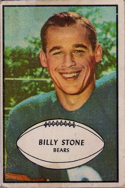 1953 Bowman #29 Billy Stone Front