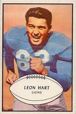1953 Bowman #31 Leon Hart Front