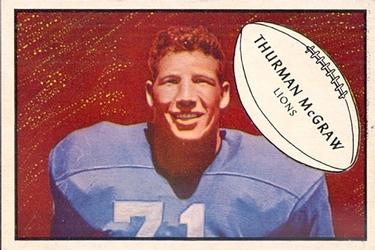 1953 Bowman #71 Thurman McGraw Front
