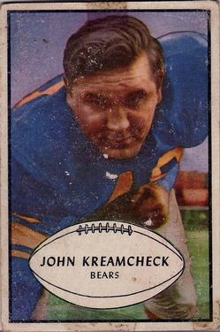 1953 Bowman #75 John Kreamcheck Front