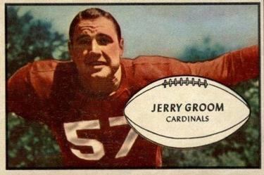 1953 Bowman #13 Jerry Groom Front