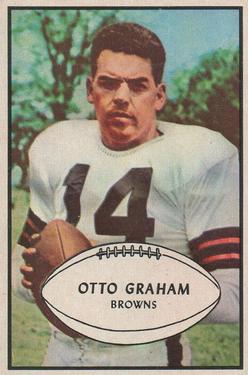 1953 Bowman #26 Otto Graham Front
