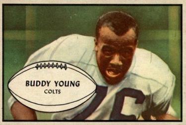 1953 Bowman #30 Buddy Young Front