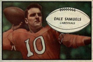 1953 Bowman #33 Dale Samuels Front