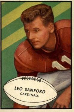 1953 Bowman #39 Leo Sanford Front