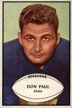 1953 Bowman #47 Don Paul Front