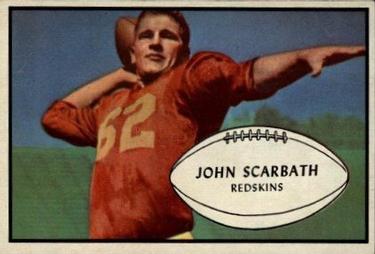 1953 Bowman #50 Jack Scarbath Front