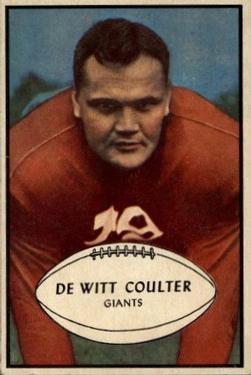 1953 Bowman #64 DeWitt Coulter Front