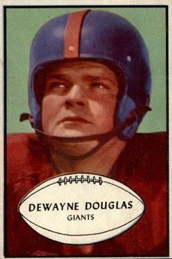 1953 Bowman #65 Dewayne Douglas Front