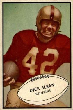 1953 Bowman #68 Dick Alban Front