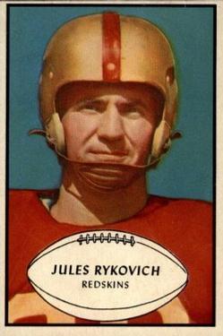 1953 Bowman #74 Jules Rykovich Front