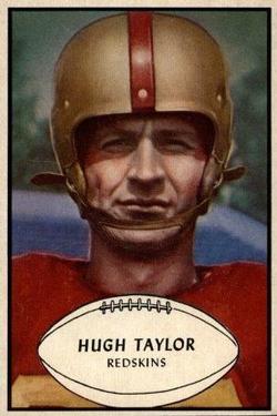 1953 Bowman #84 Hugh Taylor Front