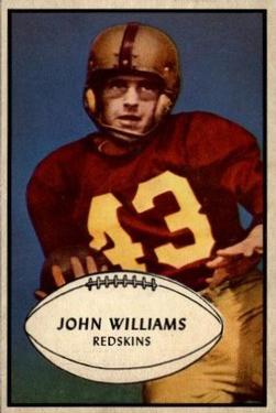 1953 Bowman #87 John Williams Front