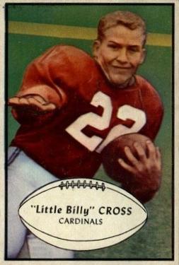 1953 Bowman #96 Billy Cross Front