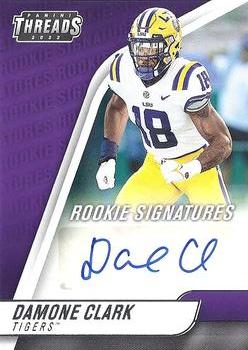 2022 Panini Chronicles Draft Picks - Threads Rookie Signatures #TH-DCL Damone Clark Front
