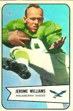 1954 Bowman #104 Jerome Williams Front