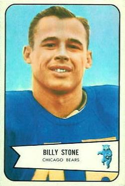1954 Bowman #106 Billy Stone Front