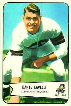 1954 Bowman #111 Dante Lavelli Front