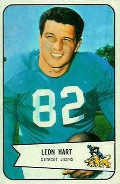 1954 Bowman #112 Leon Hart Front