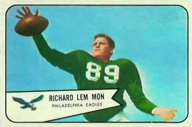 1954 Bowman #114 Richard Lemmon Front