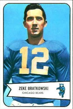 1954 Bowman #11 Zeke Bratkowski Front