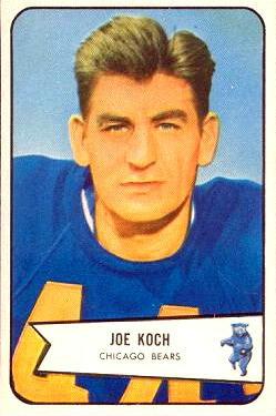 1954 Bowman #127 Joe Koch Front