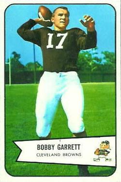 1954 Bowman #16 Bobby Garrett Front