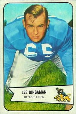 1954 Bowman #29 Les Bingaman Front