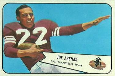 1954 Bowman #30 Joe Arenas Front
