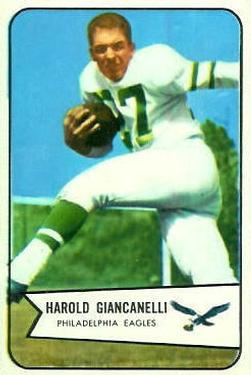1954 Bowman #33 Harold Giancanelli Front