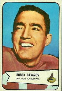 1954 Bowman #36 Bobby Cavazos Front