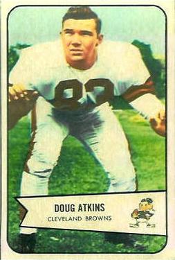 1954 Bowman #4 Doug Atkins Front
