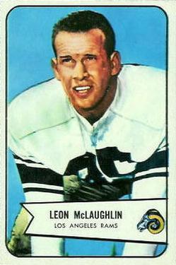 1954 Bowman #56 Leon McLaughlin Front