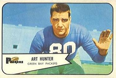 1954 Bowman #58 Art Hunter Front