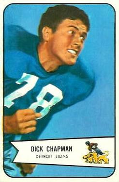 1954 Bowman #65 Dick Chapman Front