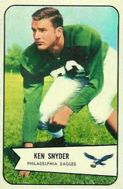 1954 Bowman #69 Ken Snyder Front
