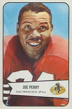 1954 Bowman #6 Joe Perry Front