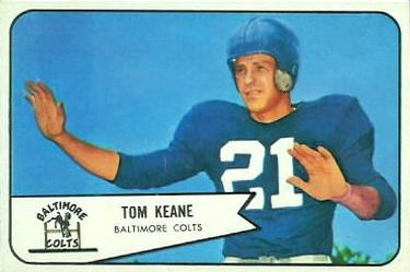 1954 Bowman #72 Tom Keane Front