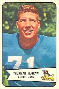 1954 Bowman #91 Thurman McGraw Front