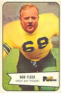 1954 Bowman #94 Bob Fleck Front