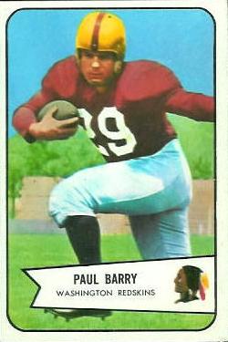 1954 Bowman #98 Paul Barry Front