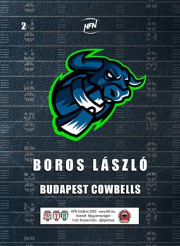 2022 HFN Gridiron #2 Boros Laszlo Back