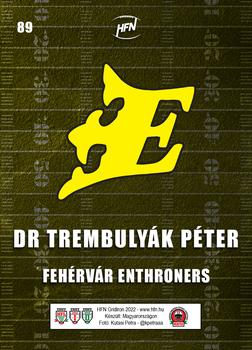 2022 HFN Gridiron #89 Dr. Trembulyak Peter Back
