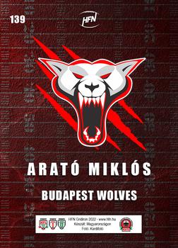 2022 HFN Gridiron #139 Arato Miklos Back