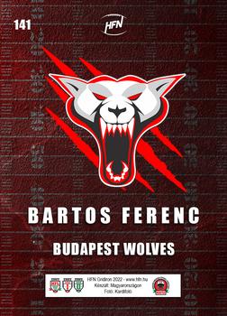 2022 HFN Gridiron #141 Bartos Ferenc Back