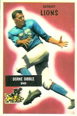 1955 Bowman #4 Dorne Dibble Front