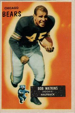 1955 Bowman #58 Bobby Watkins Front